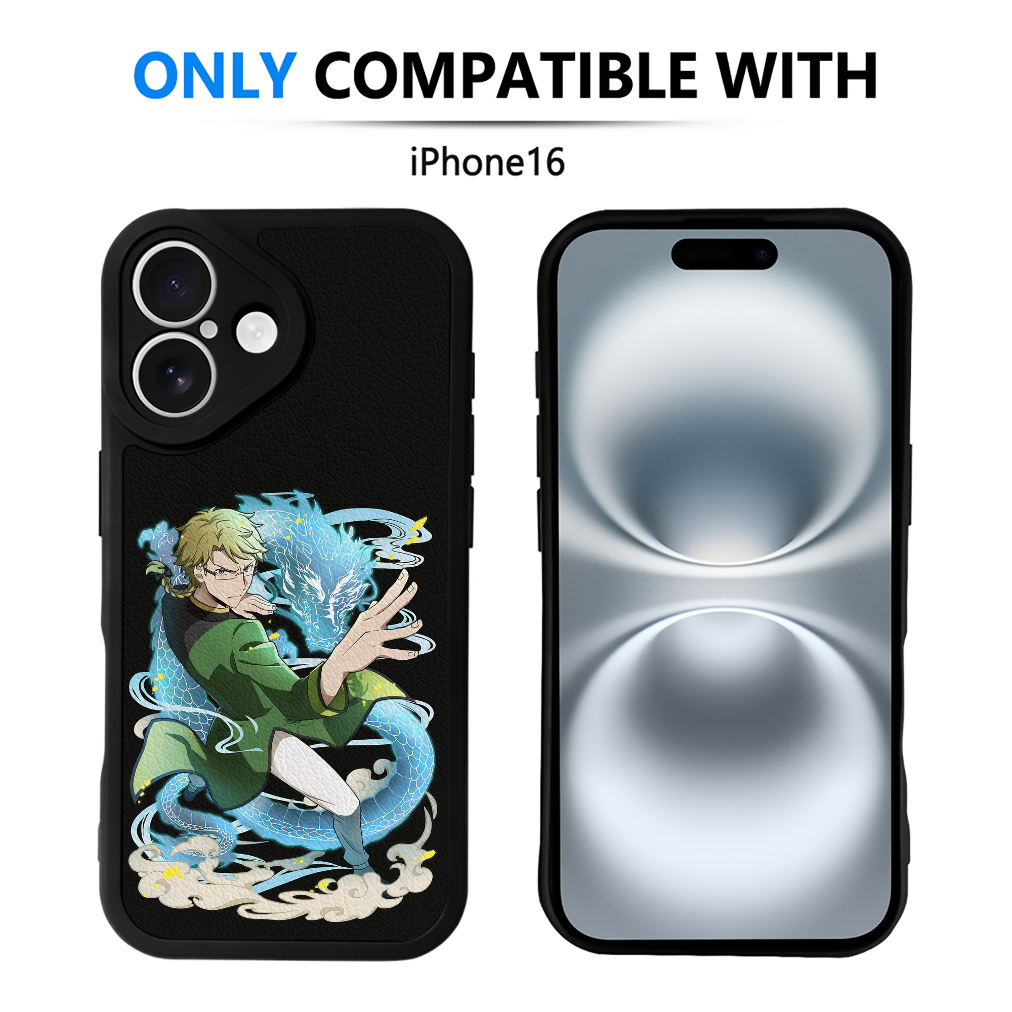 （画像用） 文豪ストレイドッグス Bungo Stray Dogs 【iPhone 16シリーズ対応】シリコンスマホケース（レザー調） 材質：シリコン